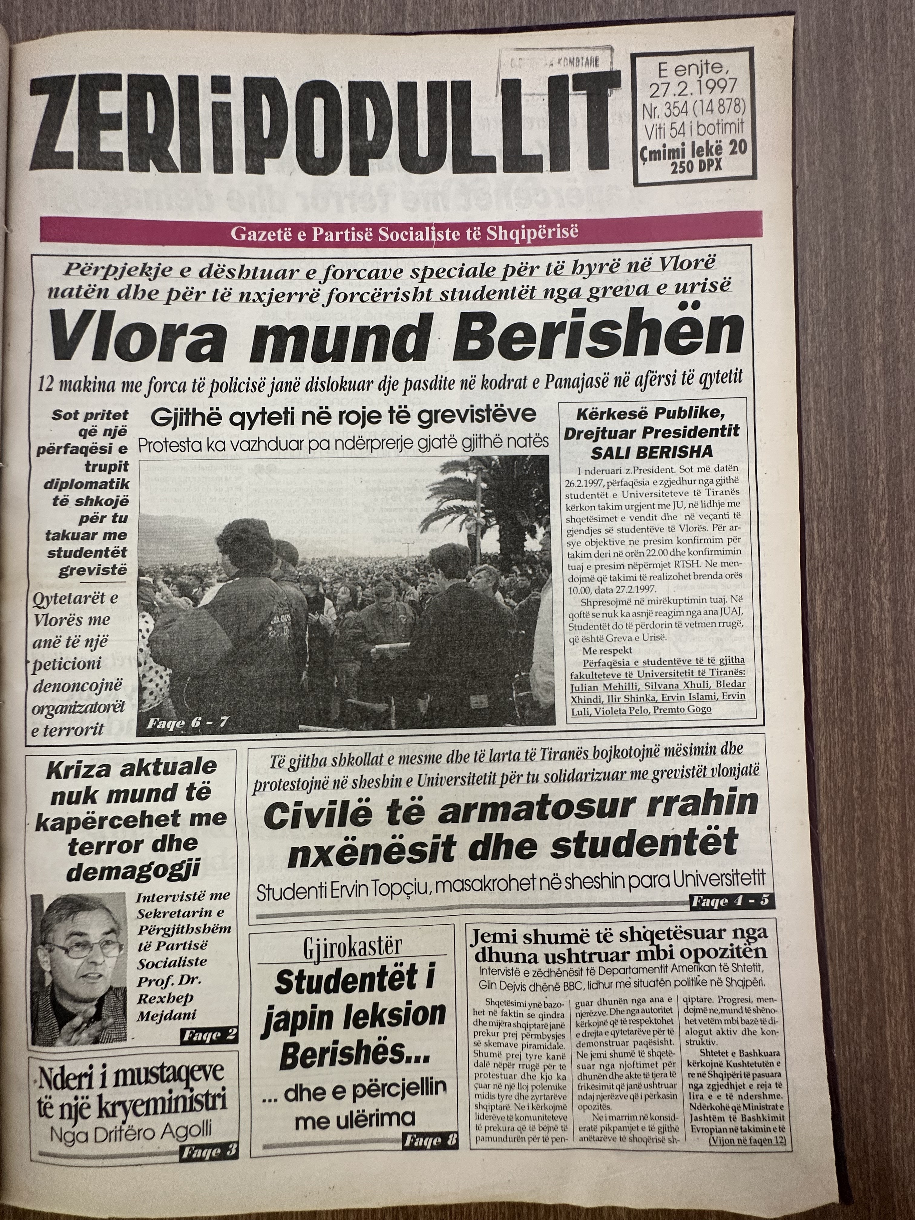 Zëri i Popullit 1997-02-27